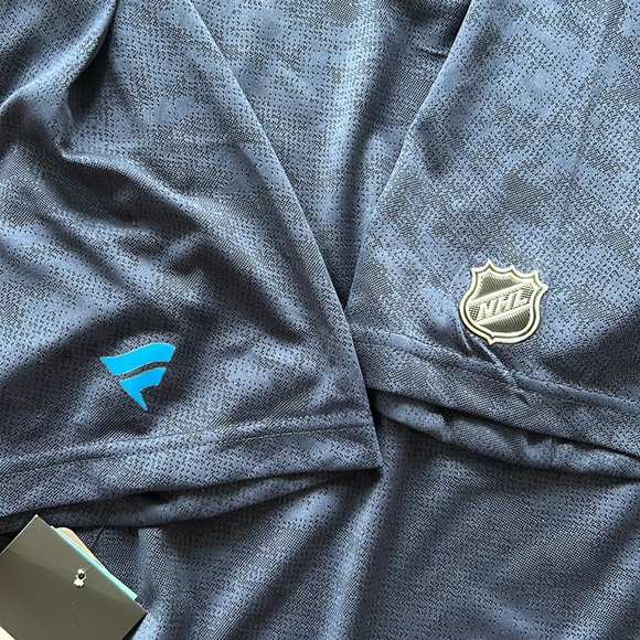 NHL Winnipeg Jets Fanatics Navy Blue Polo - Picture 8 of 8